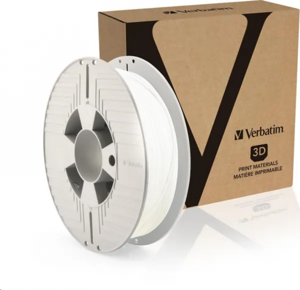 VERBATIM Filament pre 3D tlačiarne TEFABLOC TPE 1,75mm, 190m, 500g biely