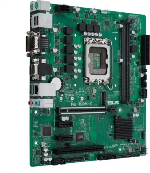 ASUS MB Sc LGA1700 PRO H610M-C-CSM, Intel H610, 2xDDR5, 1xDP, 1xHDMI, 1xDVI, 1xVGA, mATX