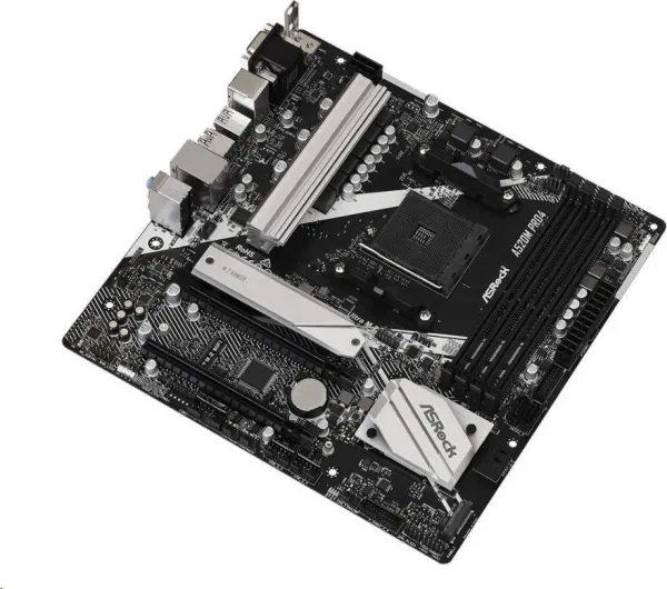 ASRock MB Sc AM4 A520M PRO4, AMD A520, 4xDDR4, HDMI, DP
