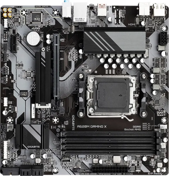 GIGABYTE MB Sc AM5 A620M GAMING X, AMD A620, 4xDDR5, 1xDP, 1xHDMI