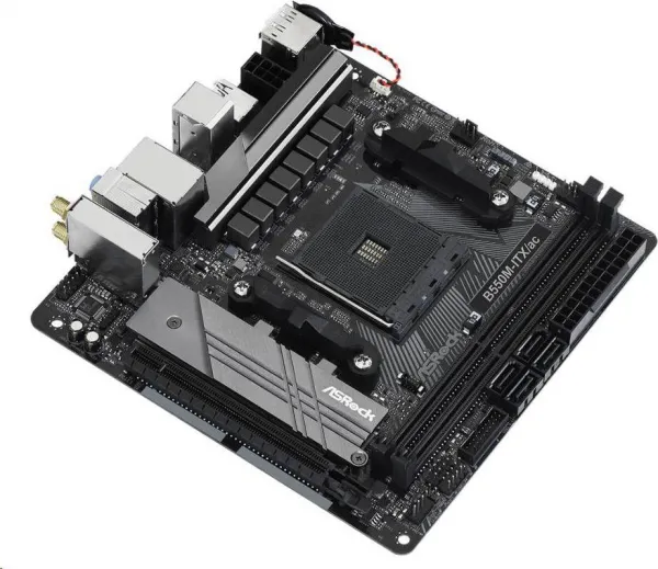 ASRock MB Sc AM4 B550M-ITX/AC, AMD B550M, 2xDDR4, HDMI, DP