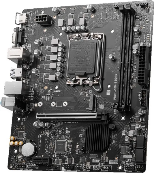 MSI MB Sc LGA1700 PRO H610M-E DDR4, Intel H610, 2xDDR4, 1xHDMI, 1xVGA, mATX