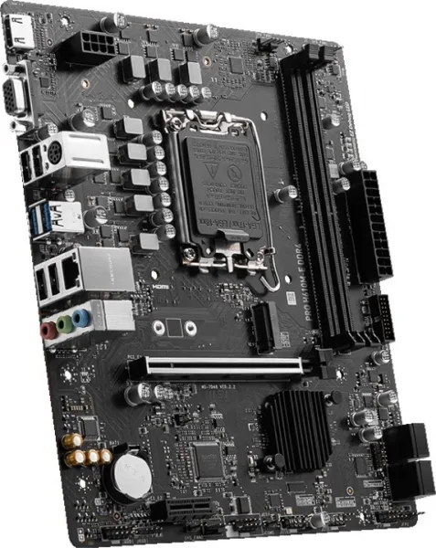 MSI MB Sc LGA1700 PRO H610M-E DDR4, Intel H610, 2xDDR4, 1xHDMI, 1xVGA, mATX