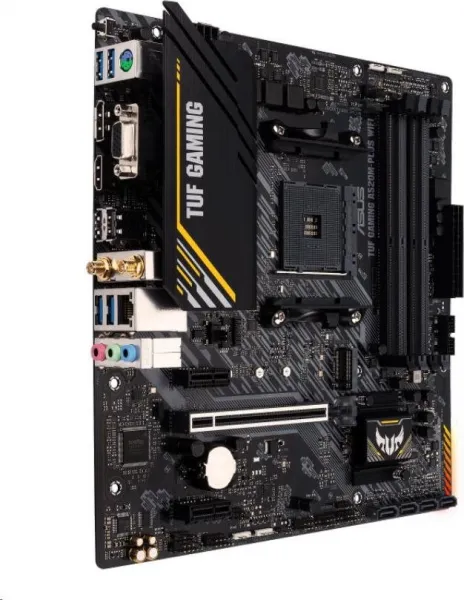 ASUS MB Sc AM4 TUF GAMING A520M-PLUS WIFI, AMD A520, 4xDDR4, 1xDP, 1xHDMI, VGA, WI-FI, mATX