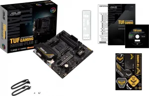 ASUS MB Sc AM4 TUF GAMING A520M-PLUS II, AMD A520, 4xDDR4, 1xDP, 1xHDMI, VGA, mATX