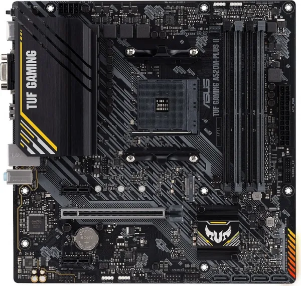ASUS MB Sc AM4 TUF GAMING A520M-PLUS II, AMD A520, 4xDDR4, 1xDP, 1xHDMI, VGA, mATX