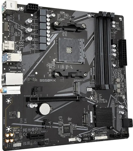 GIGABYTE MB Sc AM4 B550M K, AMD B550, 4xDDR4, 1xDP, 1xHDMI, mATX