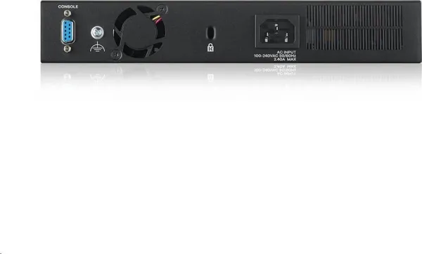 Zyxel GS2220-10HP 10-portový gigabitový PoE manažovaný L2 switch, 8x gigabitový RJ45, 2x gigabitový RJ45/SFP, PoE 180 W