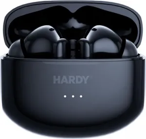 3mk bezdrátová stereo sluchátka HARDY LifePods Pro, stereo, nabíjecí pouzdro, černá