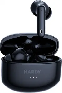 3mk bezdrátová stereo sluchátka HARDY LifePods Pro, stereo, nabíjecí pouzdro, černá