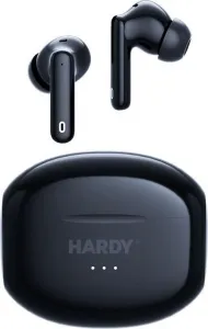 3mk bezdrátová stereo sluchátka HARDY LifePods Pro, stereo, nabíjecí pouzdro, černá