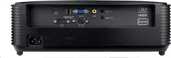 Optoma projektor W400LVe (DLP, FULL 3D, WXGA, 4 000 ANSI, 25 000:1, VGA, HDMI, RS232, 1x10W speaker)