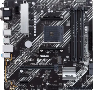 ASUS MB Sc AM4 PRIME B450M-A II, AMD B450, 4xDDR4, 1xHDMI, 1xDVI, 1xVGA, mATX