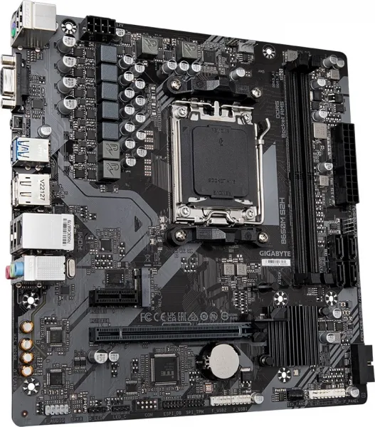 GIGABYTE MB Sc AM5 B650M S2H, AMD B650, 2xDDR5, 1xDP, 1xHDMI, 1xD-Sub, mATX