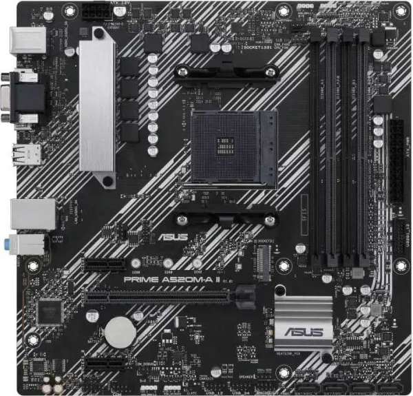 ASUS MB Sc AM4 PRIME A520M-A II CSM, AMD A520, 4xDDR4, 1xDP, 1xHDMI, 1xVGA, mATX