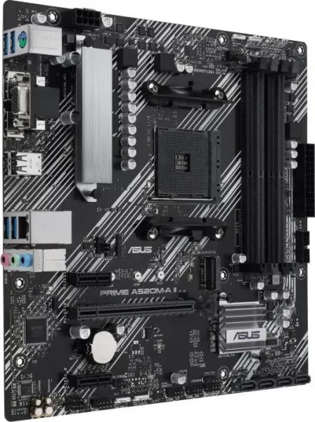 ASUS MB Sc AM4 PRIME A520M-A II CSM, AMD A520, 4xDDR4, 1xDP, 1xHDMI, 1xVGA, mATX