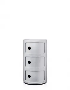Kartell Stolík s úložným priestorom Componibili 4967, 3 úložné diely, viac farieb Farba: černá