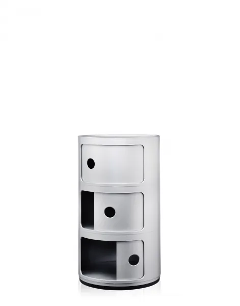 Kartell Stolík s úložným priestorom Componibili 4967, 3 úložné diely, viac farieb Farba: černá