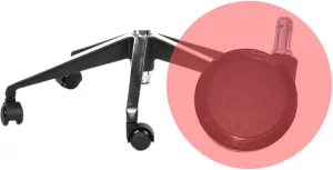 MERCURY Ergonomická kancelárska stolička FISH BONES s opierkou hlavy, čierny plast, tmavo sivá