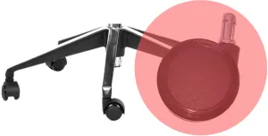 MERCURY Ergonomická kancelárska stolička FISH BONES s opierkou hlavy, čierny plast, 26-67 modrá, 3D podrúčky