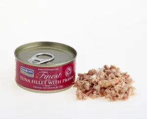 FISH4CATS Konzerva pre mačky Finest tuniak s krevetami 70g