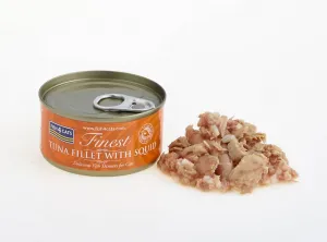 FISH4CATS Konzerva pre mačky Finest tuniak s kalmárom 70g