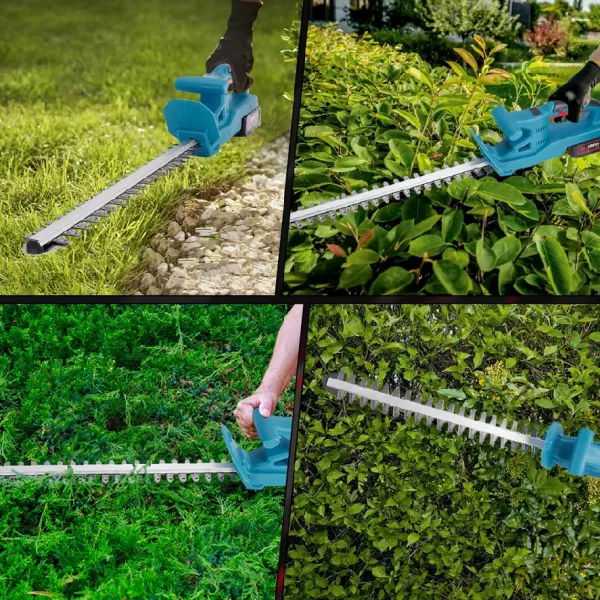 Výkonné akumulátorové nožnice na trávu a živý plot / plotostrih OneVan 3000W s dlžkou čepele 51cm. Možnosť pripojenia teleskopu. Vhodný pre batériu MAKITA 18V