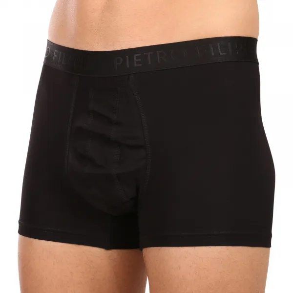 3PACK pánske boxerky Pietro Filipi balls holder čierné (3PBHC1) M, trenky