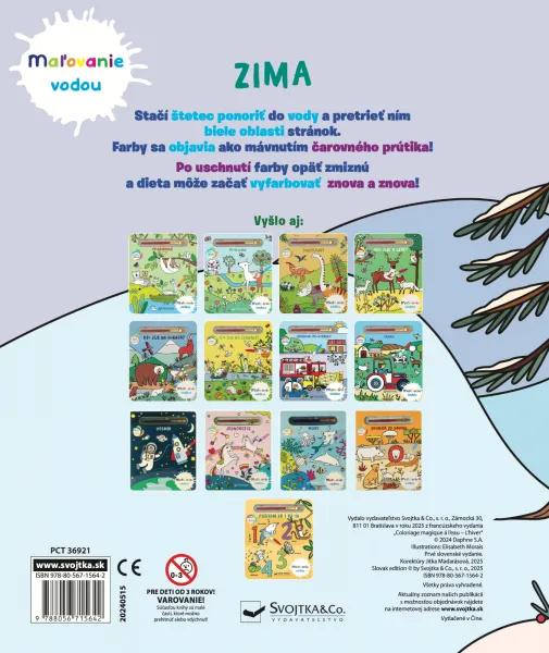 Maľovanie vodou - Zima