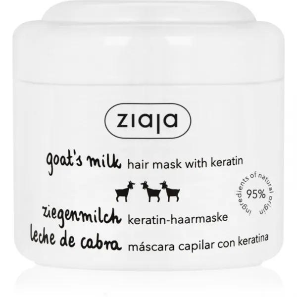 Ziaja Goat's Milk posilujúca maska pre suché a poškodené vlasy 200 ml