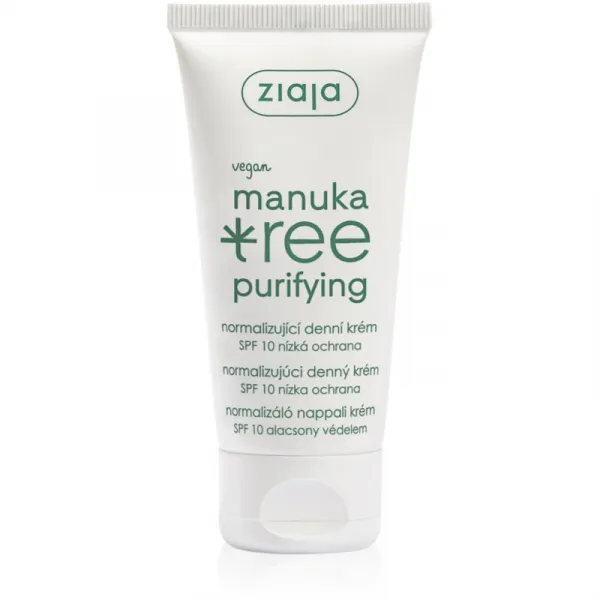 Ziaja Manuka Tree Purifying normalizujúci denný krém SPF 10 50 ml