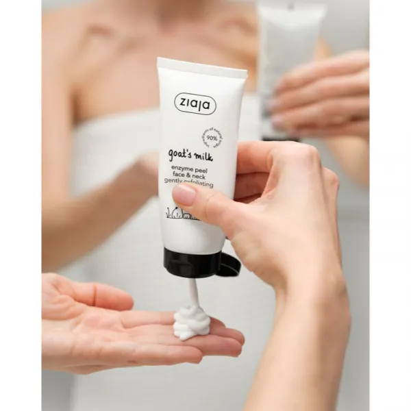 Ziaja Goat's Milk jemný čistiaci peeling na tvár a krk 75 ml