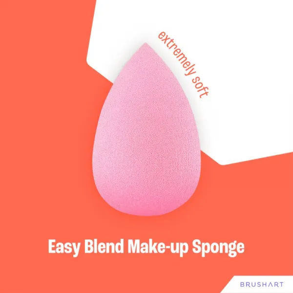 BrushArt Make-up Sponge Easy Blend hubka na make-up 1 ks