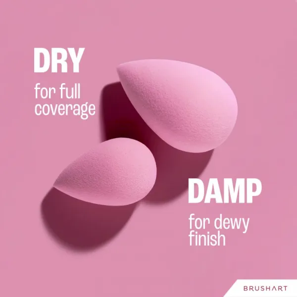 BrushArt Make-up Sponge Easy Blend hubka na make-up 1 ks