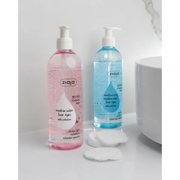 Ziaja Anti-Pollution micelárna voda pre všetky typy pleti 390 ml
