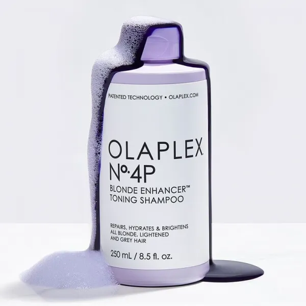 Olaplex N°4P Blond Enhancer Toning Shampoo fialový tónovací šampón neutralizujúci žlté tóny 250 ml