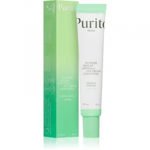 Purito Wonder Releaf Centella Eye Cream Unscented ľahký očný krém proti opuchom a tmavým kruhom 30 ml