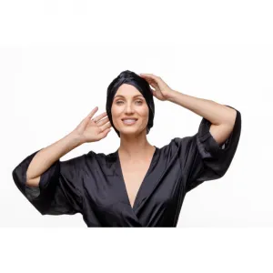 Notino Silk Collection Hair wrap hodvábny turban na vlasy Pink 1 ks