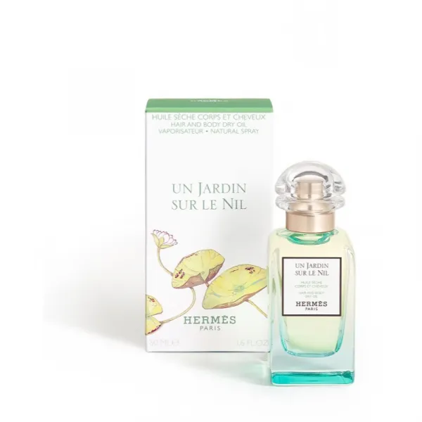 HERMÈS Parfums-Jardins Collection Un Jardin sur le Nil suchý olej na vlasy a telo unisex 50 ml