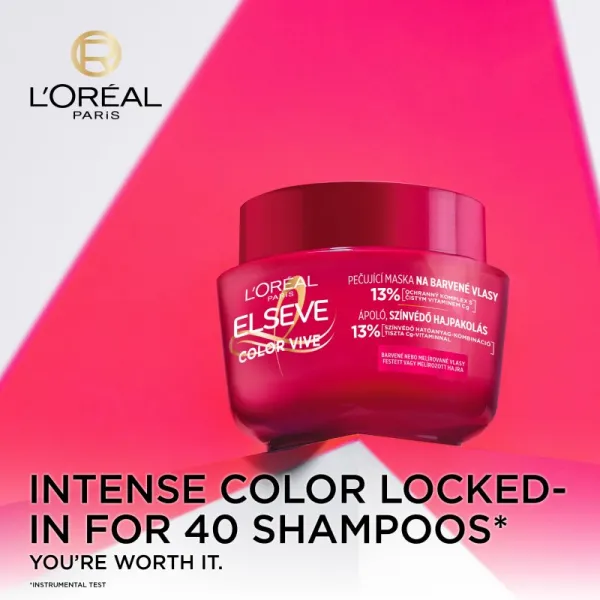 L’Oréal Paris maska na vlasy pre farbené vlasy - Elseve Color Vive Mask