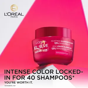 L’Oréal Paris maska na vlasy pre farbené vlasy - Elseve Color Vive Mask