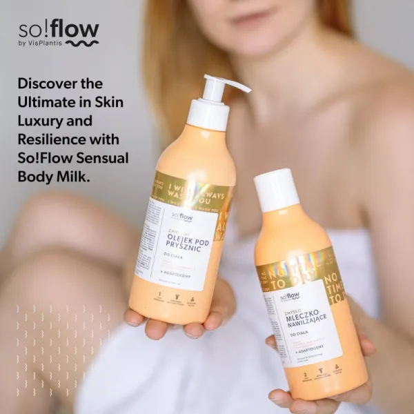 so!flow Sensual Moisturizing Shower Milk telové mlieko Orange With Cardamom 400 ml