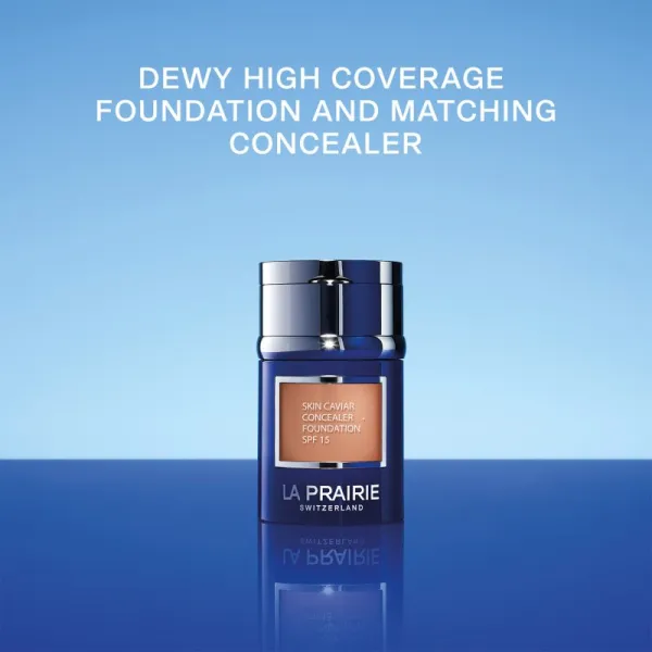 La Prairie Skin Caviar Concealer Foundation make-up a korektor SPF 15 odtieň NW-50 Sunset Beige 30 ml