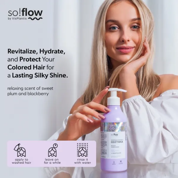 so!flow Coloured Hair Revitalizing Conditioner revitalizačný kondicionér pre farbené vlasy 400 ml