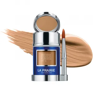 La Prairie Skin Caviar Concealer Foundation make-up a korektor SPF 15 odtieň NW-40 Almond Beige 30 ml