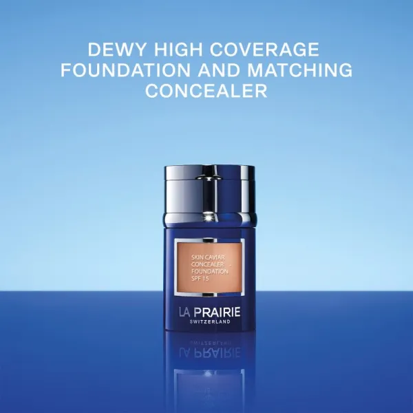 La Prairie Skin Caviar Concealer Foundation make-up a korektor SPF 15 odtieň NW-40 Almond Beige 30 ml