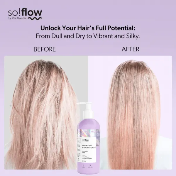 so!flow Coloured Hair Revitalizing Conditioner revitalizačný kondicionér pre farbené vlasy 400 ml