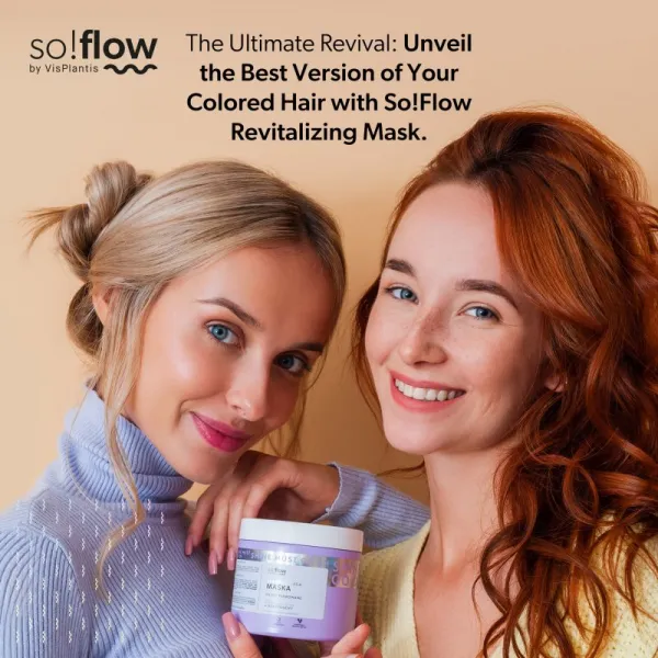 so!flow Coloured Hair Revitalizing Mask intenzívna revitalizačná maska pre farbené vlasy 400 ml