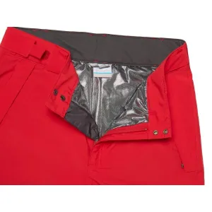 Columbia SHAFER CANYON PANT Pánske lyžiarske nohavice, červená, veľkosť