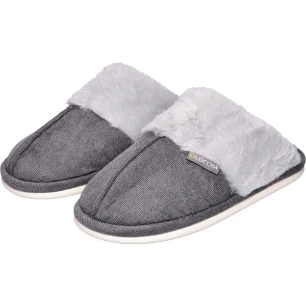 Oldcom HUGGY Unisex papuče, tmavo sivá, veľkosť